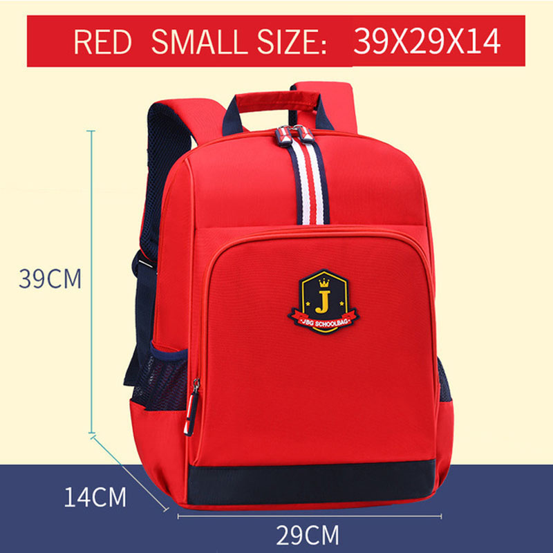 England Style School Bags Boys Backpack for Girls Solid Color Design Children Orthopedic Backpack