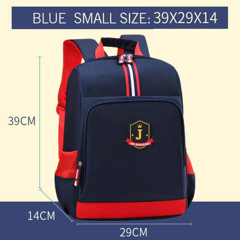 England Style School Bags Boys Backpack for Girls Solid Color Design Children Orthopedic Backpack
