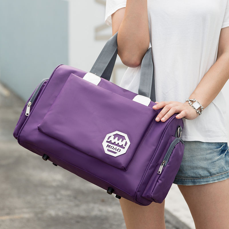 Polyester Travel Bag Unisex Foldable Duffle Bag Organizers Large Capacity Travel  Gym Shoulder Bags