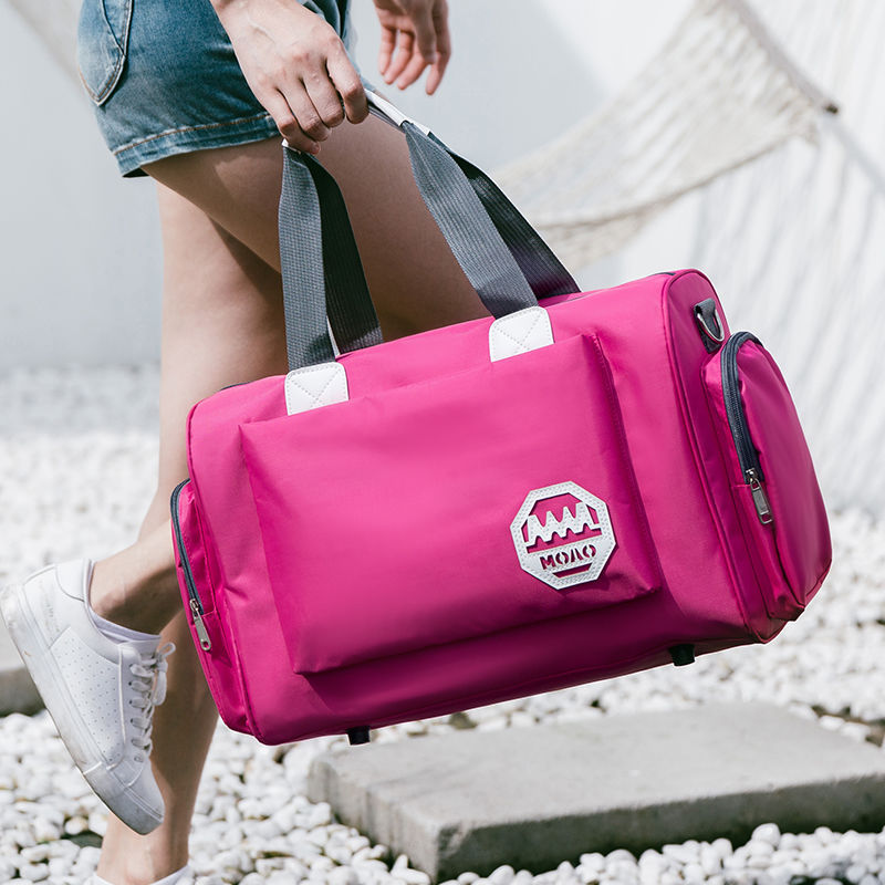 Polyester Travel Bag Unisex Foldable Duffle Bag Organizers Large Capacity Travel  Gym Shoulder Bags