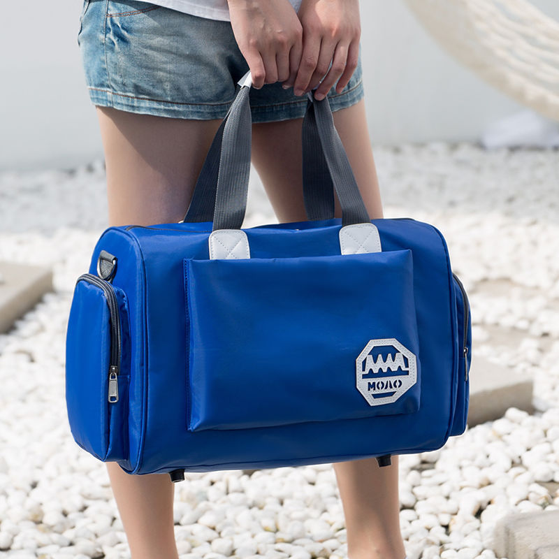 Polyester Travel Bag Unisex Foldable Duffle Bag Organizers Large Capacity Travel  Gym Shoulder Bags