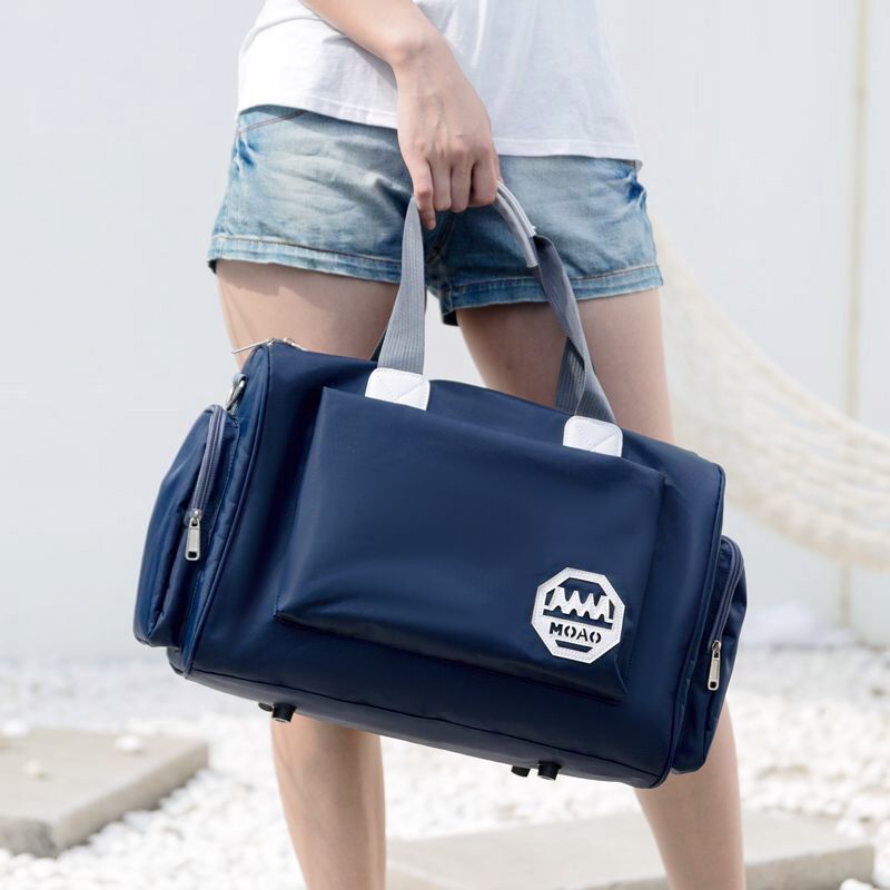 Polyester Travel Bag Unisex Foldable Duffle Bag Organizers Large Capacity Travel  Gym Shoulder Bags