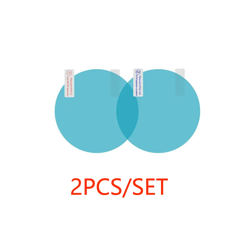 2Pcs car rearview mirror protective film anti-fog window clear rainproof rearview mirror