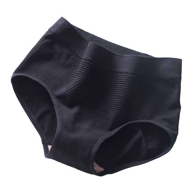 4pcs set 3d Hive Underpants Seamless Abdomen Hips In Crotch Of Waist And Cotton Underwear  Women
