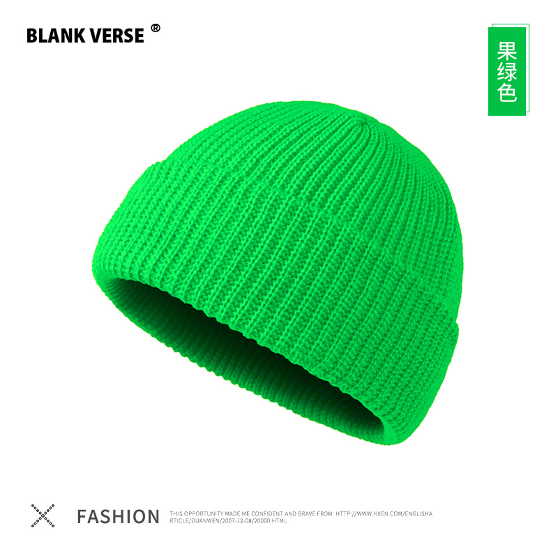 Winter Warm Beanies Female Wool Knitted Beanie SkullCap Casual Short Thread Elastic Unisex Hats