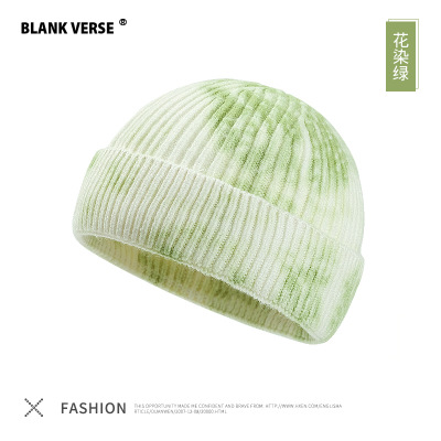 Winter Warm Knitted Skullcap Casual Short Thread Adult Beanie Wool Knitted Beanie Skull Cap