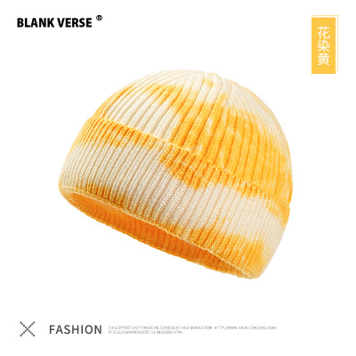 Winter Warm Knitted Skullcap Casual Short Thread Adult Beanie Wool Knitted Beanie Skull Cap