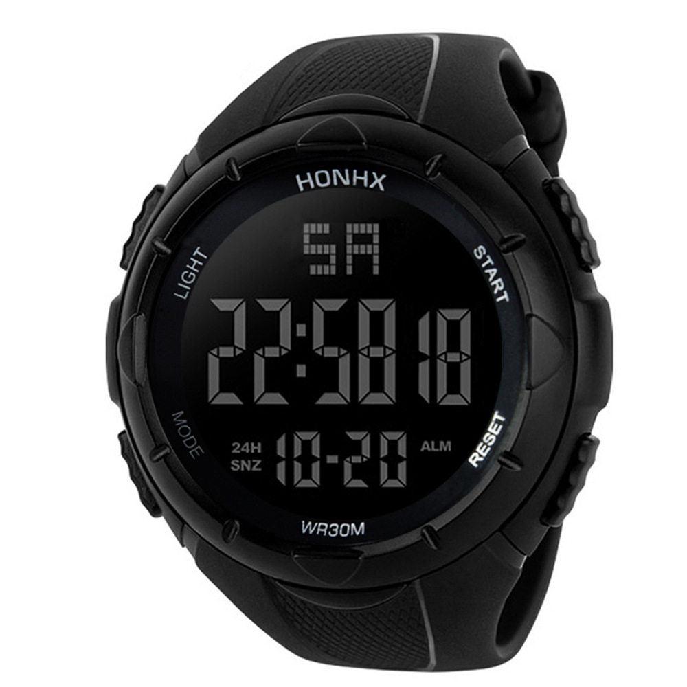 Waterproof Military Sport Watches Men Digital Quartz Watch Clocks Big Screen Wacth