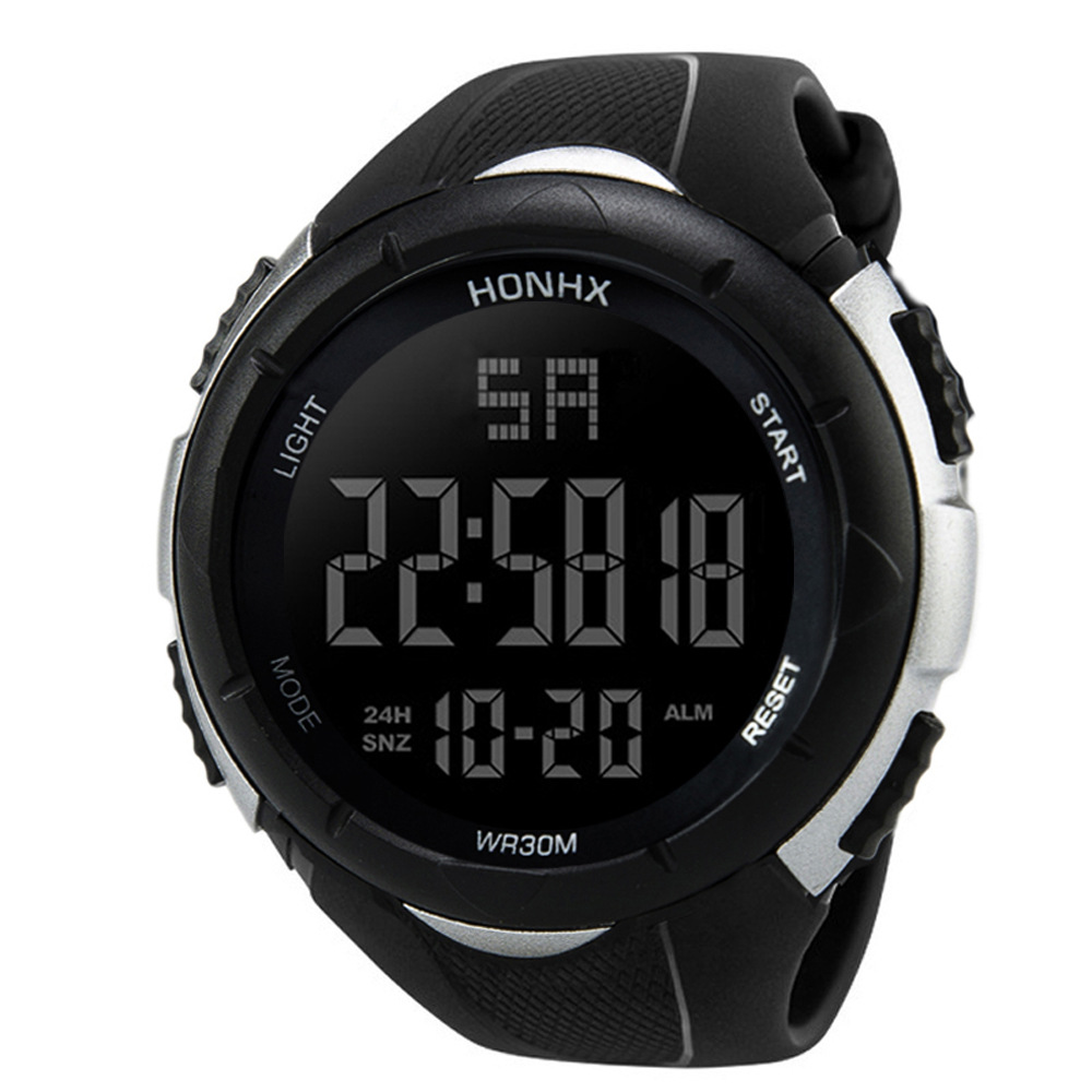 Waterproof Military Sport Watches Men Digital Quartz Watch Clocks Big Screen Wacth