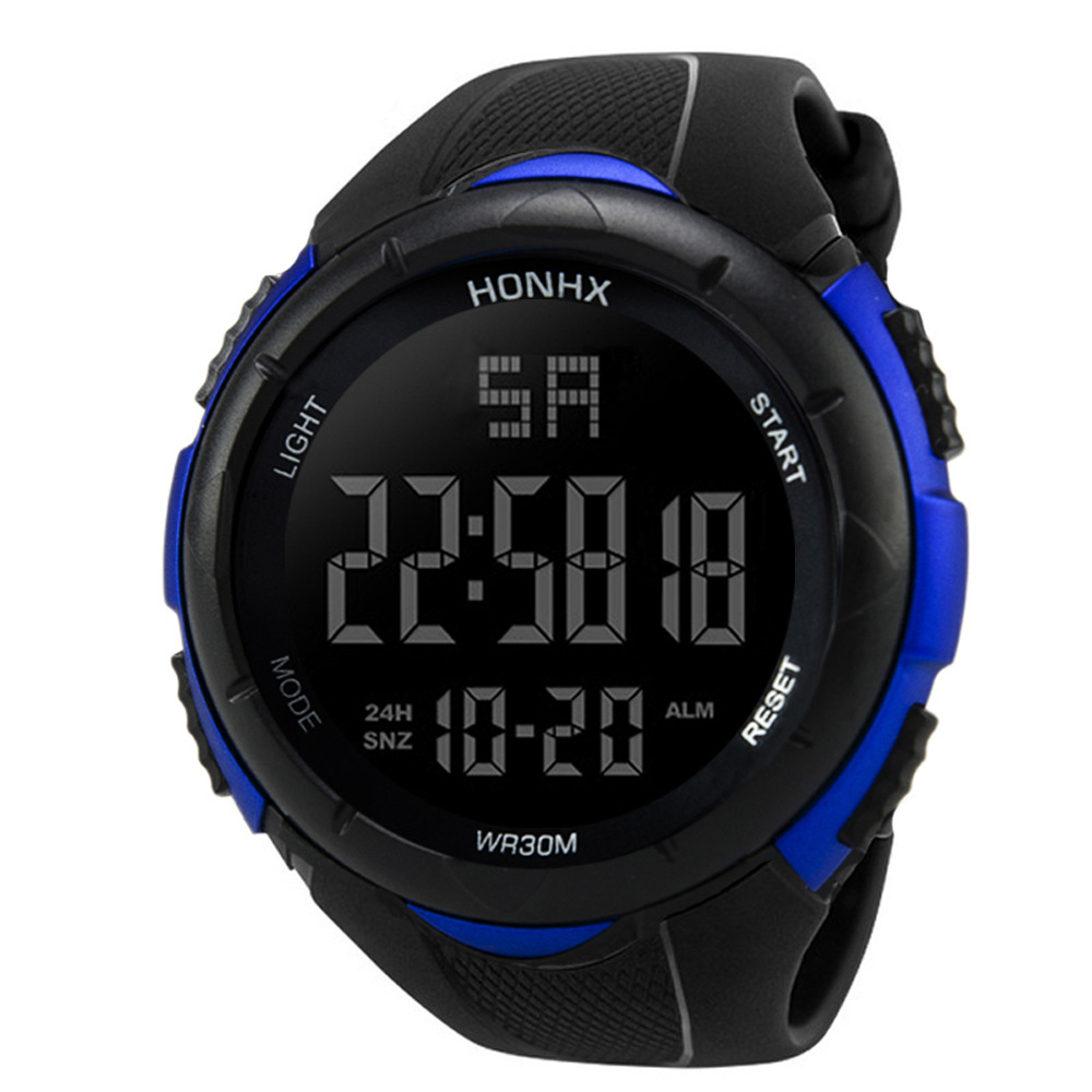 Waterproof Military Sport Watches Men Digital Quartz Watch Clocks Big Screen Wacth