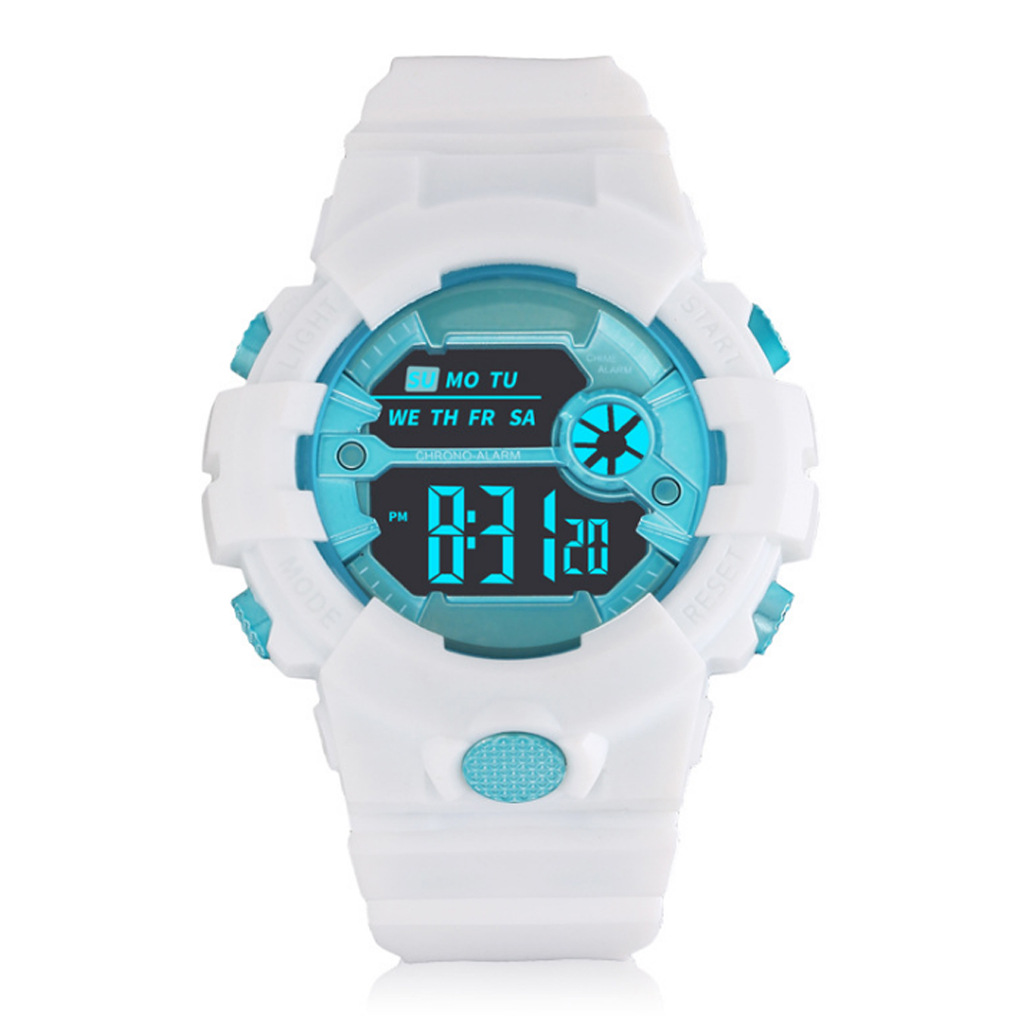 30M Waterproof Children Girls Digital LED Quartz Alarm Date Sports Wrist Watch Girls Watch Gifts