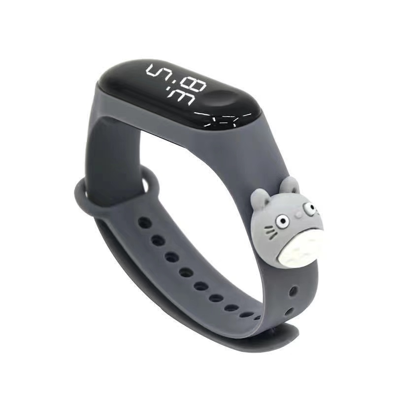 New Fashion Silicone Children&apos;s Watches Kids LED Touch Screen Digital Sport Watch lovely for Girls