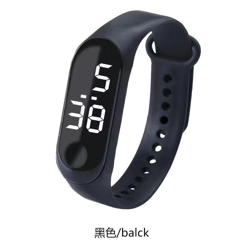 New Fashion Silicone Children&apos;s Watches Kids LED Touch Screen Digital Sport Watch lovely for Girls