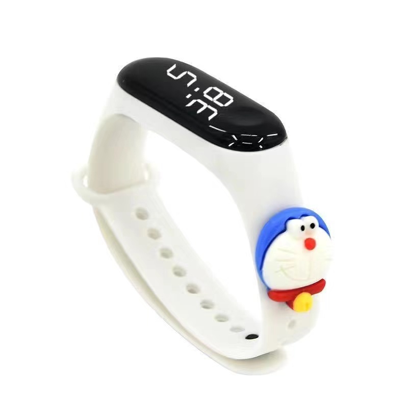 New Fashion Silicone Children&apos;s Watches Kids LED Touch Screen Digital Sport Watch lovely for Girls