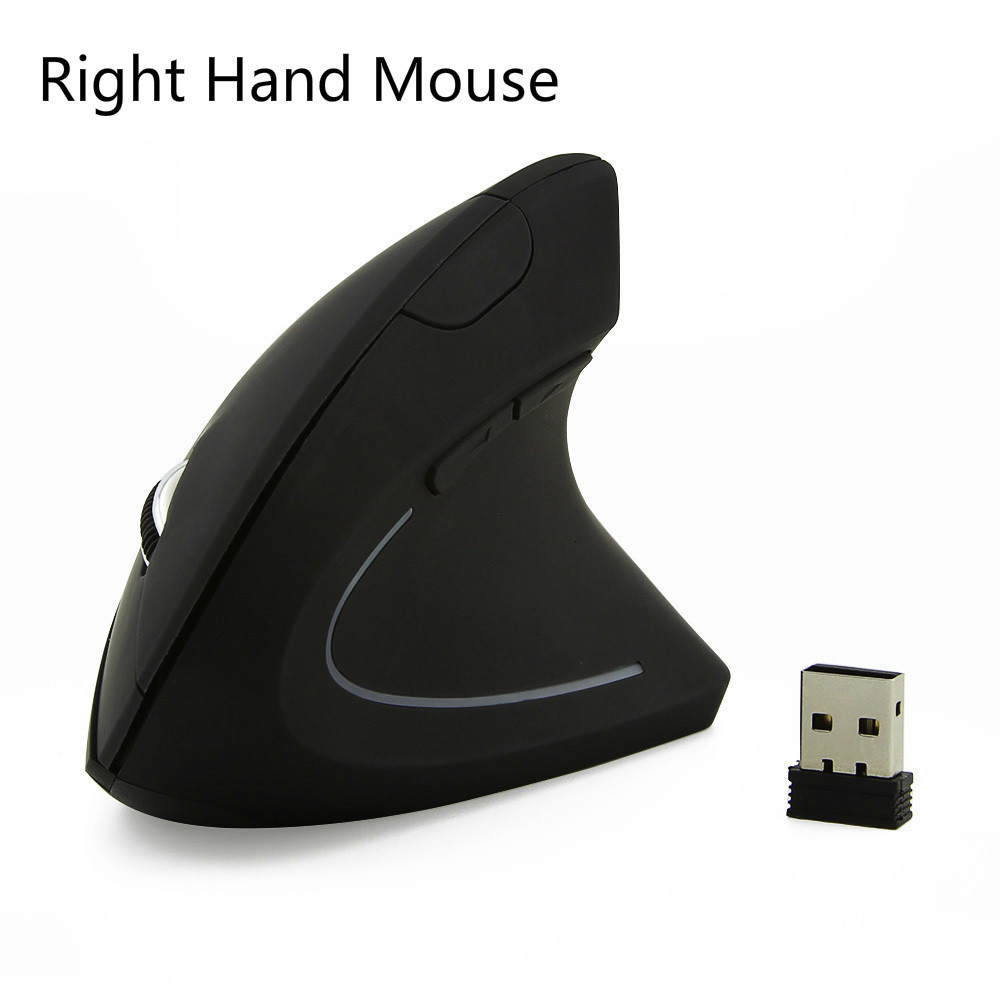 Ergonomic Vertical Mouse 2.4G Wireless Right Left Hand Computer Gaming Mice 6D USB Optical Mouse