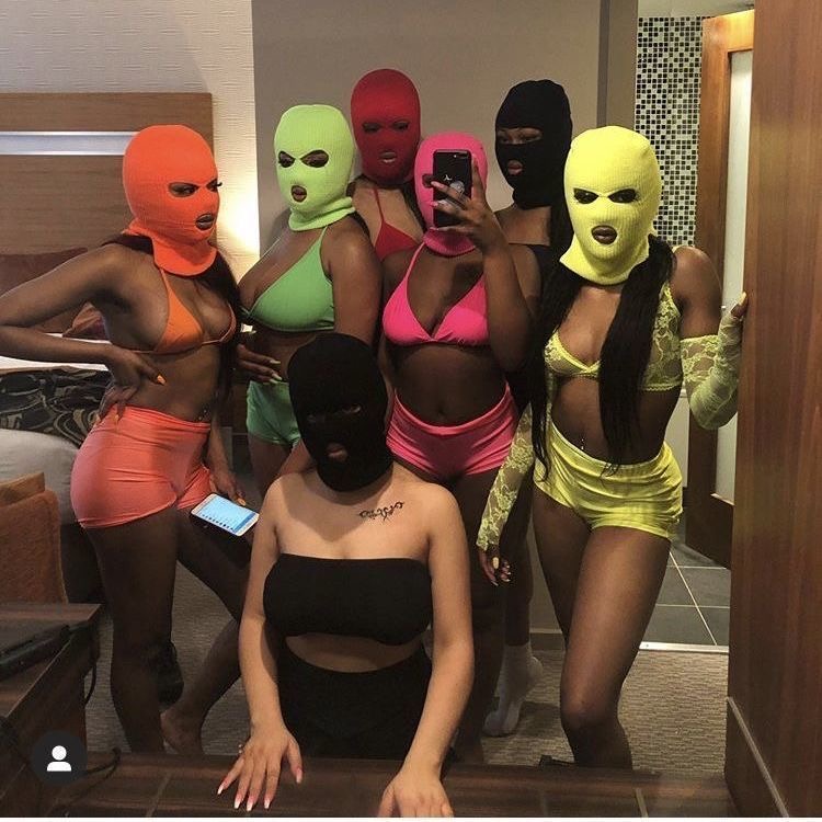 Ski Mask Knitted Face Cover Winter Full Face Mask for Winter Outdoor Sports CS Three 3 Hole Knit Hat