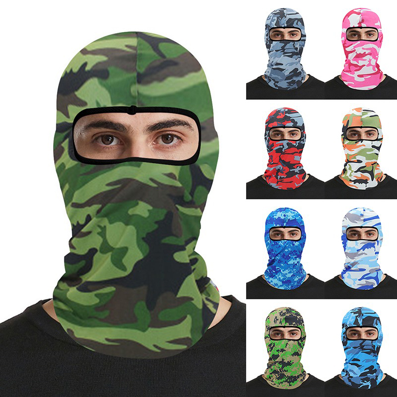 Tactical Camouflage Balaclava Full Face Mask CS Wargame Army Hunting Cycling Military Sports Cap