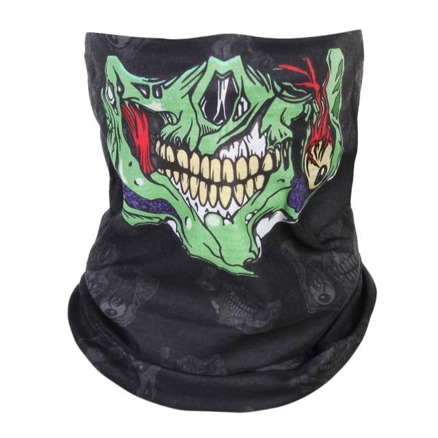 Cycling Outdoor Skull Seamless Balaclava Magic Scarf Men Women Sun Protection Bandana Neck Gaiters