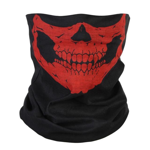 Cycling Outdoor Skull Seamless Balaclava Magic Scarf Men Women Sun Protection Bandana Neck Gaiters