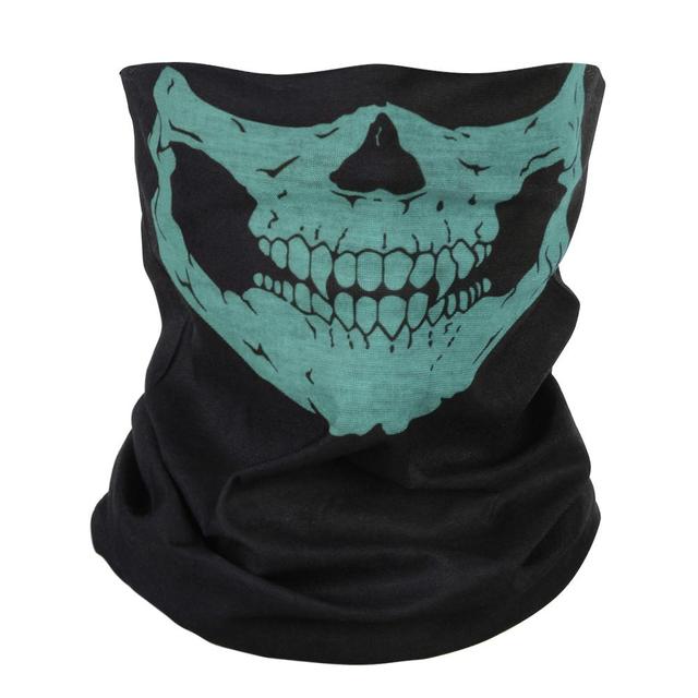Cycling Outdoor Skull Seamless Balaclava Magic Scarf Men Women Sun Protection Bandana Neck Gaiters
