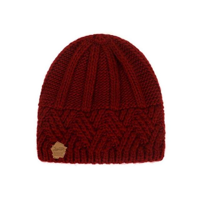 Womens Knitted Beanie Cap Winter Warm Slouch Hat Outdoor Skateboard Ski Hats Skullcap