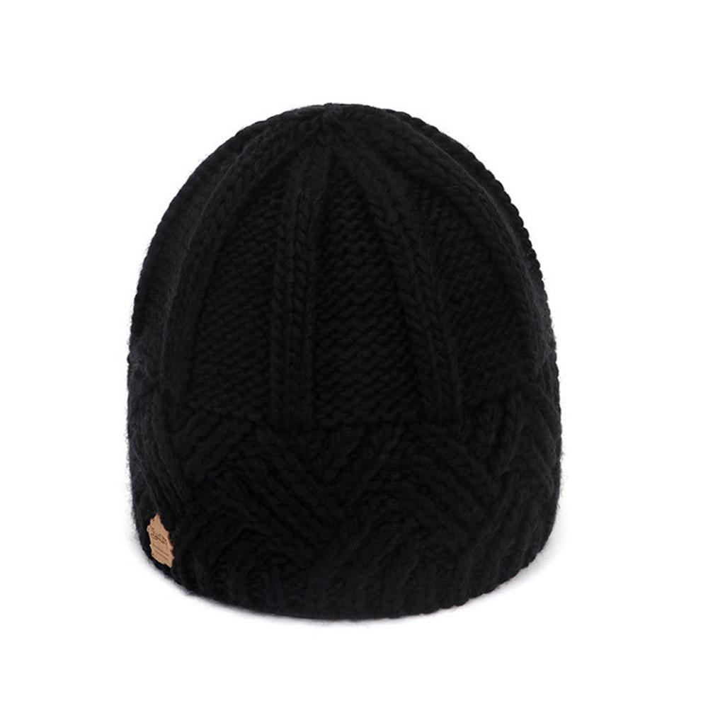 Womens Knitted Beanie Cap Winter Warm Slouch Hat Outdoor Skateboard Ski Hats Skullcap