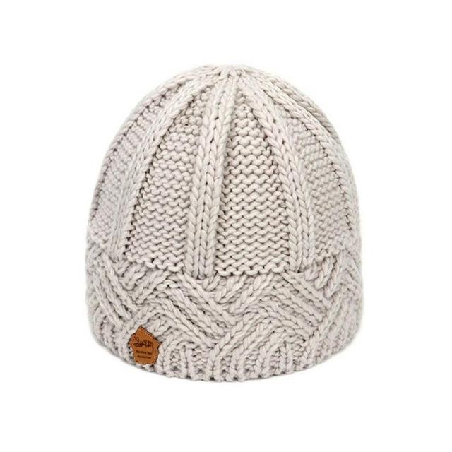 Womens Knitted Beanie Cap Winter Warm Slouch Hat Outdoor Skateboard Ski Hats Skullcap