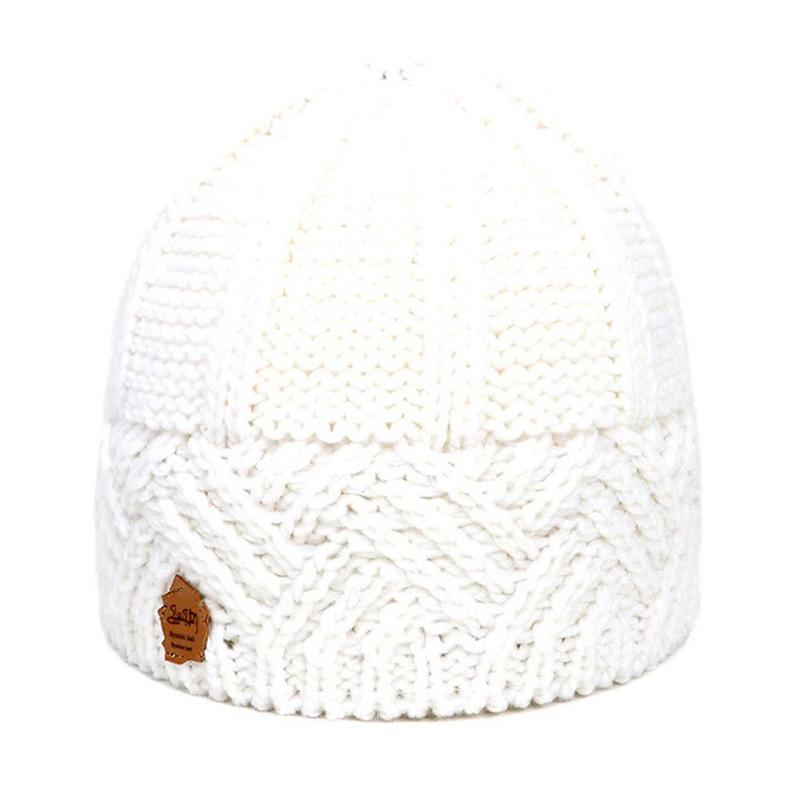 Womens Knitted Beanie Cap Winter Warm Slouch Hat Outdoor Skateboard Ski Hats Skullcap