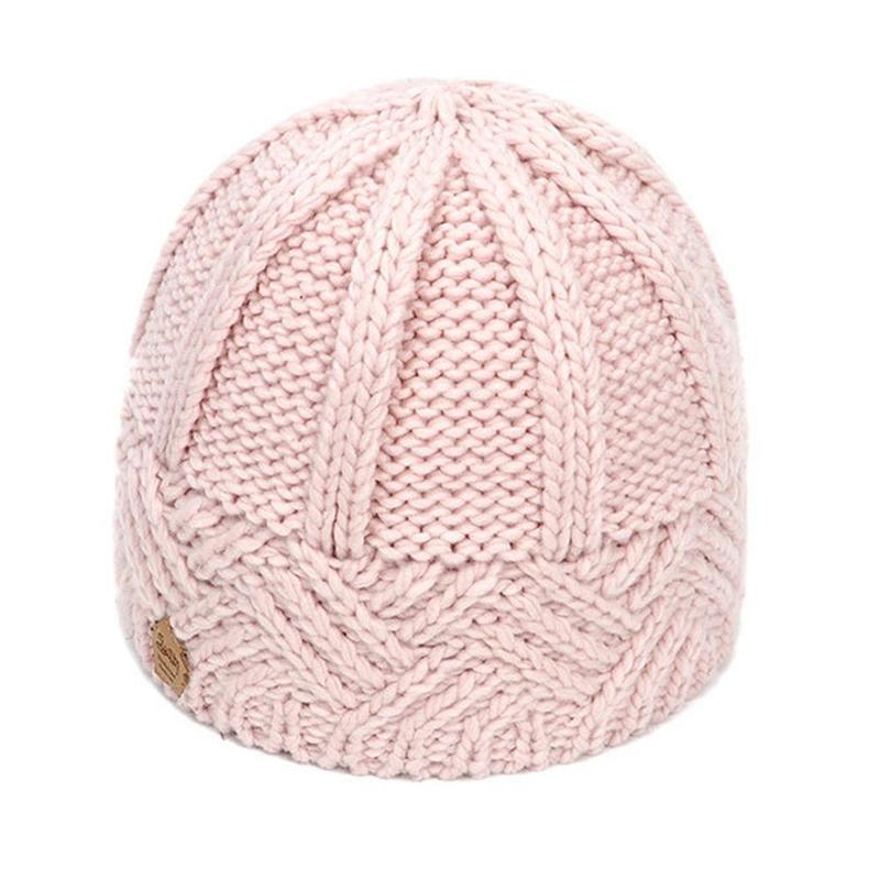 Womens Knitted Beanie Cap Winter Warm Slouch Hat Outdoor Skateboard Ski Hats Skullcap
