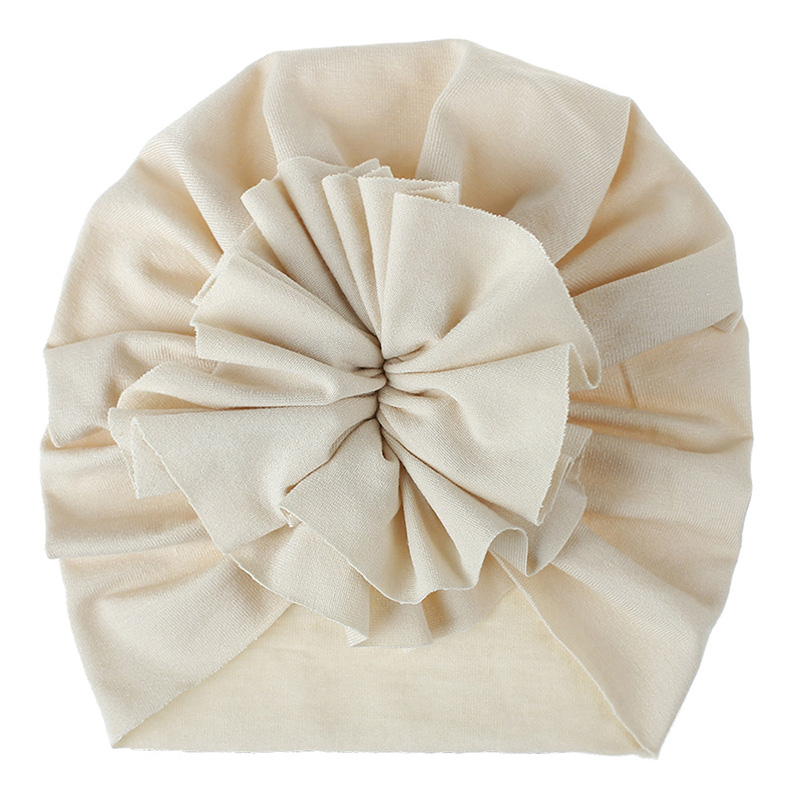 2021 New Baby Hat Cute Flower Baby Girl Hat Soft Cotton Baby Turban Beanie Newborn Infant Baby Cap