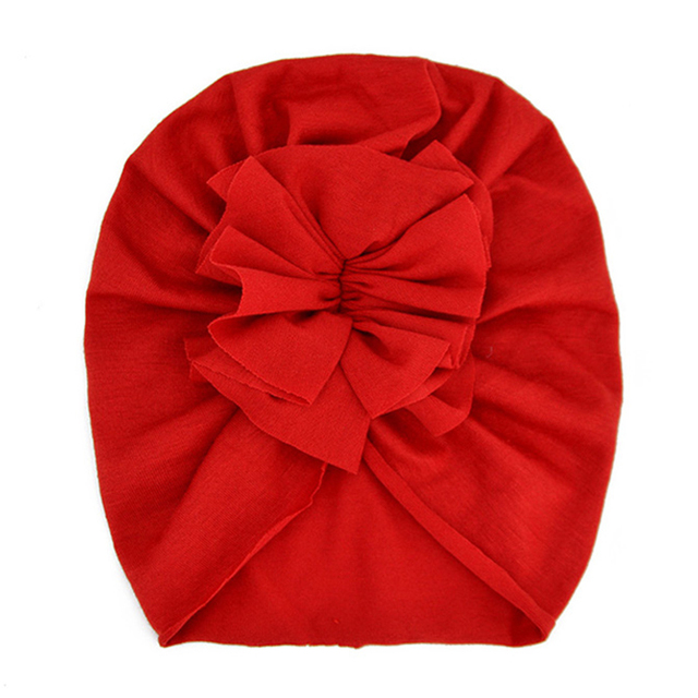2021 New Baby Hat Cute Flower Baby Girl Hat Soft Cotton Baby Turban Beanie Newborn Infant Baby Cap