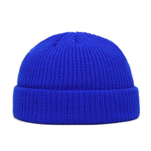 Thickened Knitted Hat Knitted Hats Women Skullcap Men Beanie Hat Winte Brimless Cap Beanies Hats