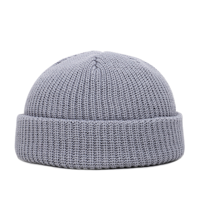 Thickened Knitted Hat Knitted Hats Women Skullcap Men Beanie Hat Winte Brimless Cap Beanies Hats