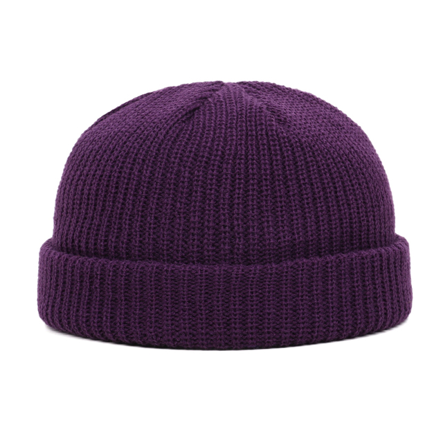 Thickened Knitted Hat Knitted Hats Women Skullcap Men Beanie Hat Winte Brimless Cap Beanies Hats