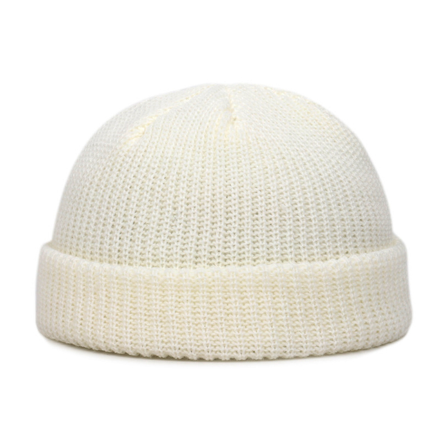 Thickened Knitted Hat Knitted Hats Women Skullcap Men Beanie Hat Winte Brimless Cap Beanies Hats