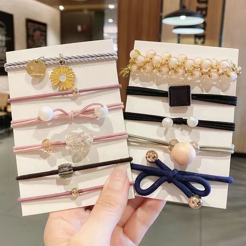 Classic Hair Rope Fashion Hair Ring Soild Women Hair Accessories Charm Trendy Rubber Bands