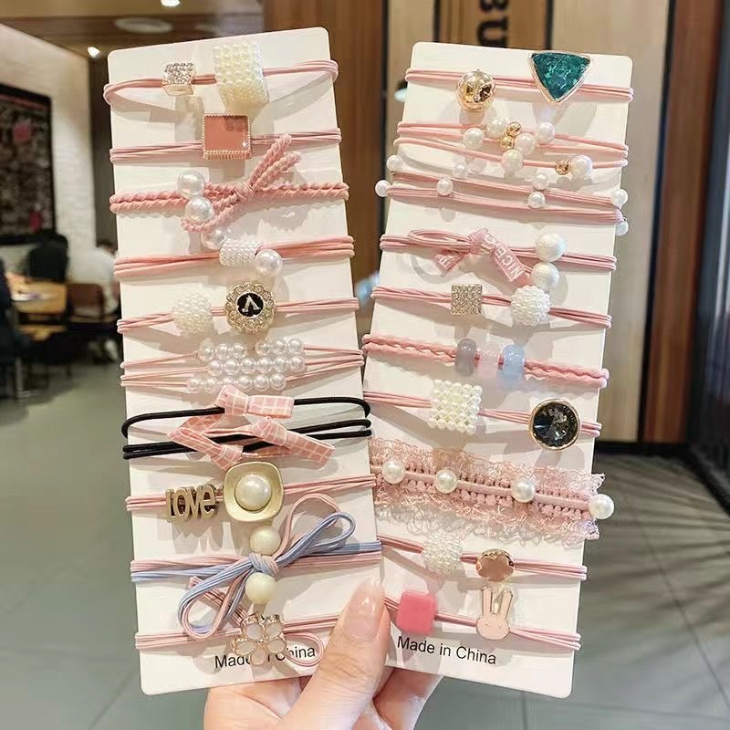 Classic Hair Rope Fashion Hair Ring Soild Women Hair Accessories Charm Trendy Rubber Bands