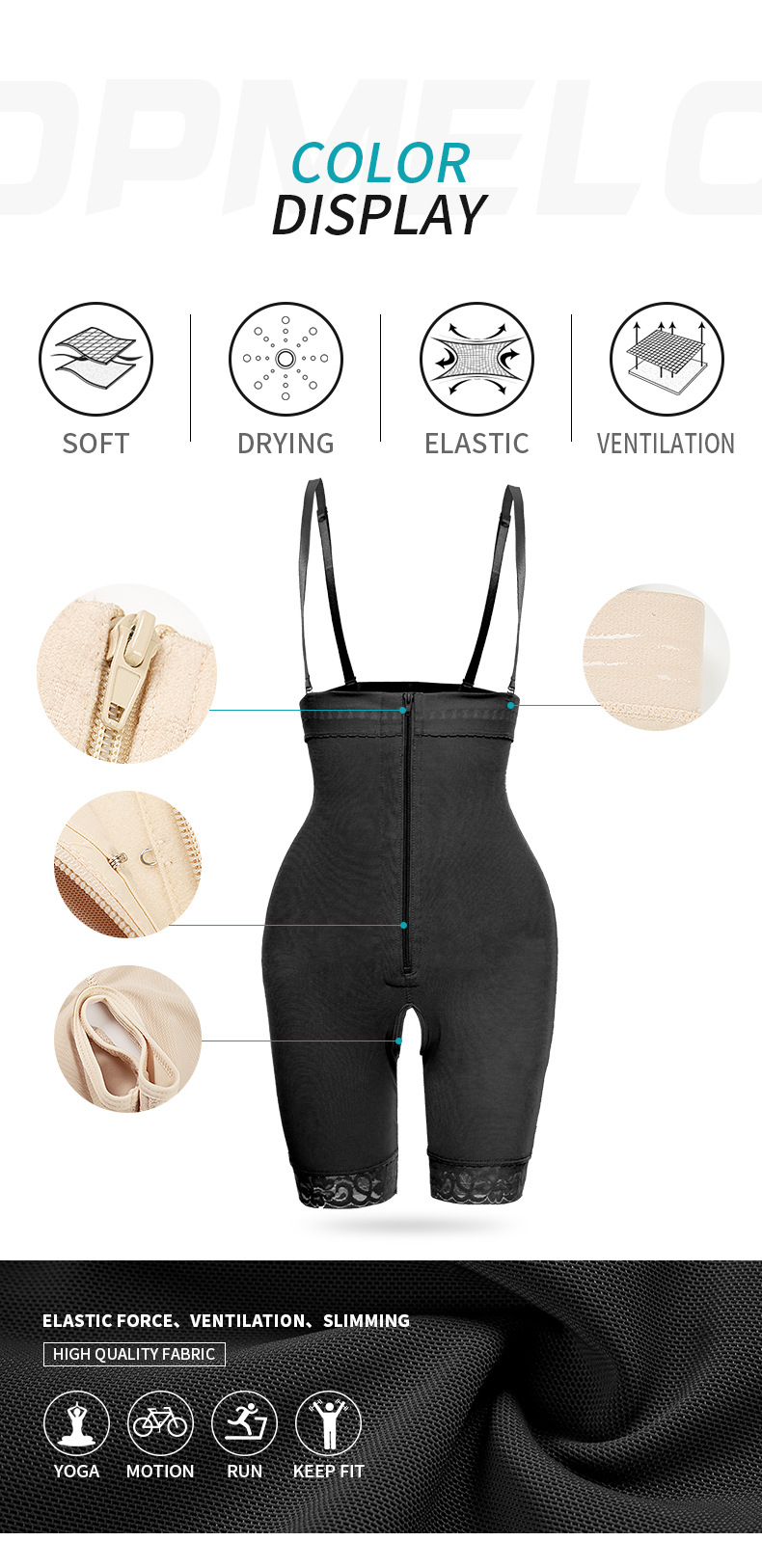 Shapewear Bodysuit Tummy Control Shaping Underwear Full Body Shaper Women Waist Butt Lifter