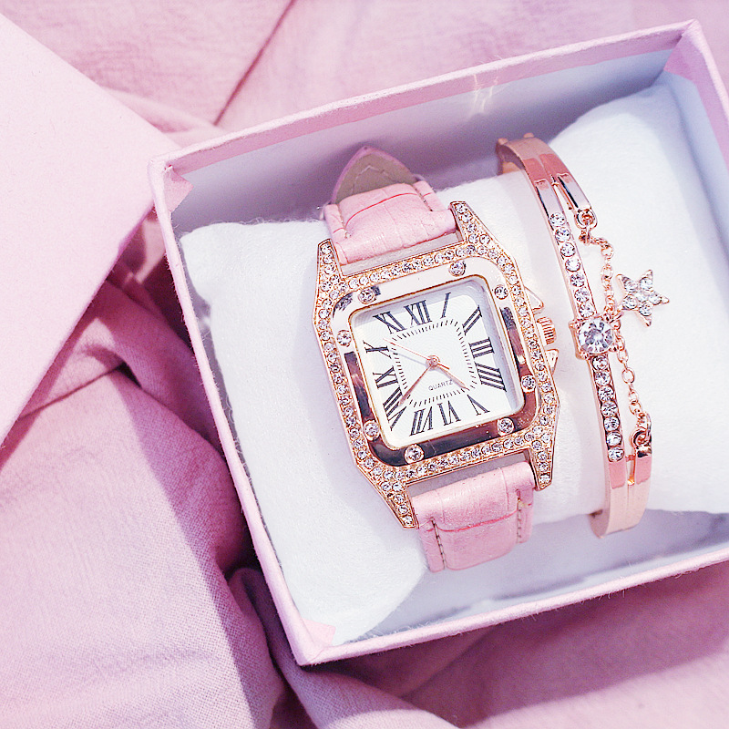 2020 Women Watches Bracelet set Starry Sky Ladies Bracelet Watch Casual Leather Quartz Wristwatch Clock Relogio Feminino