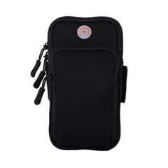 Universal 6.5'' Waterproof Sport Armband Bag Running Gym Arm Band Mobile Phone Bag Case Cover Holder for iPhone Samsung Xiaomi Black