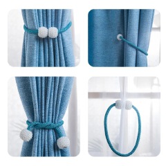 2pcs/set  Magnetic Pearl Curtain Clip Curtain Holders Tieback Buckle Clips Hanging Ball Buckle Tie Back Curtain Accessories Home Decor