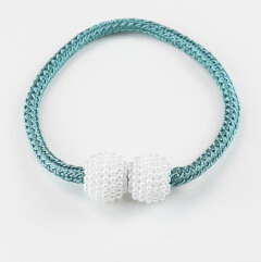 2pcs/set  Magnetic Pearl Curtain Clip Curtain Holders Tieback Buckle Clips Hanging Ball Buckle Tie Back Curtain Accessories Home Decor