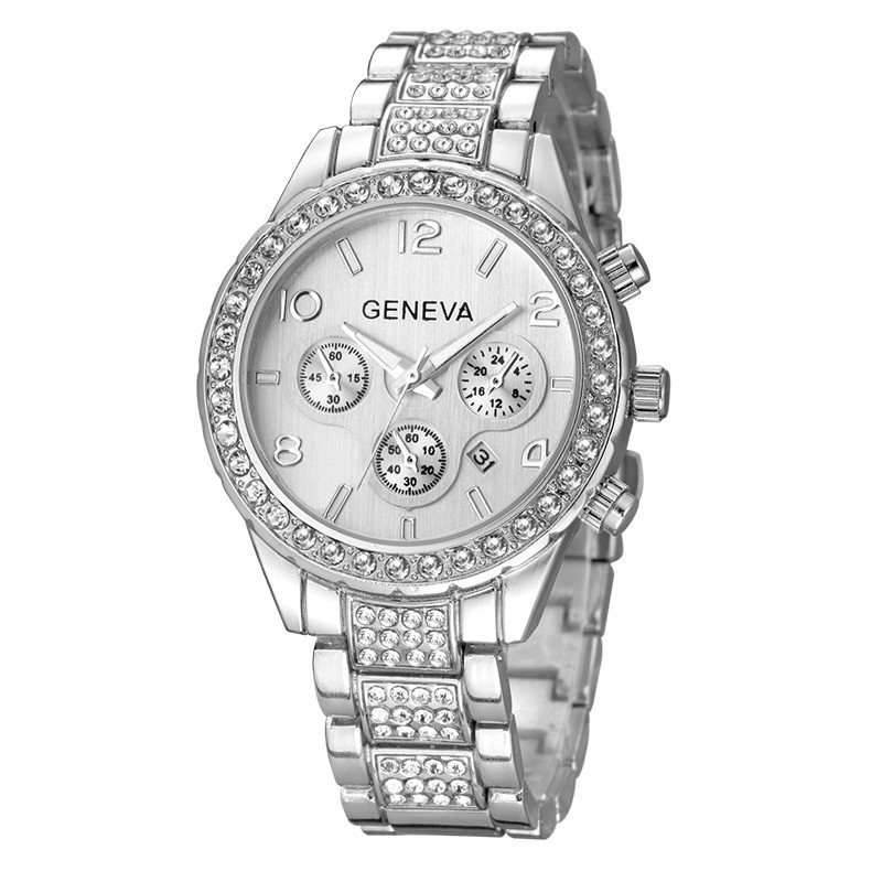 Watches Ladies Stainless Steel Exquisite Watchs Rhinestone Luxury Casual Japan Quartz Watch Women