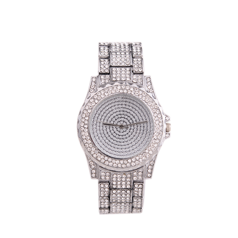 Quartz Watches Man Women Fashion Bling Casual Ladies Watche Female Gold Watchs Crystal Diamond Watch