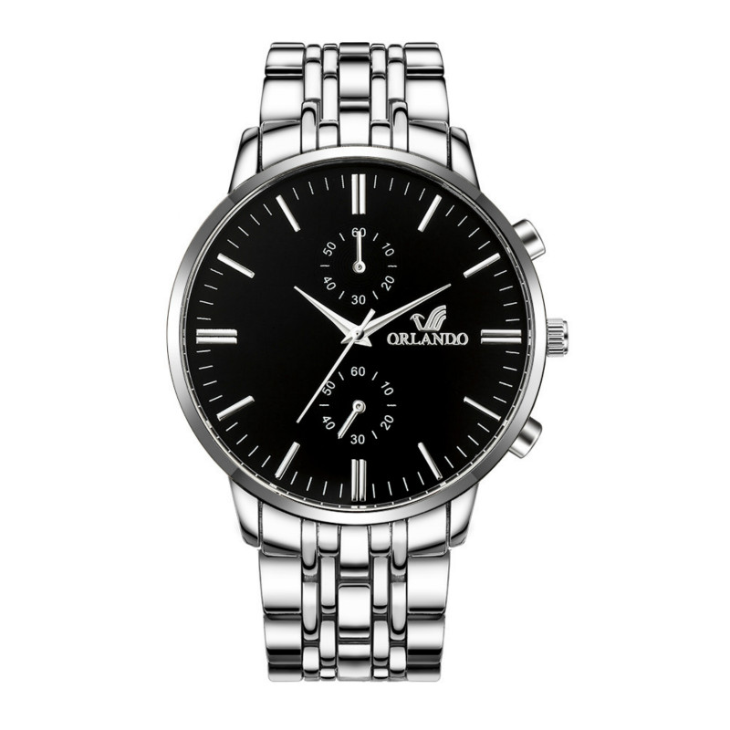 Fashion watches men business steel belt watchs japan quartz watche watchs gold silver watched watch