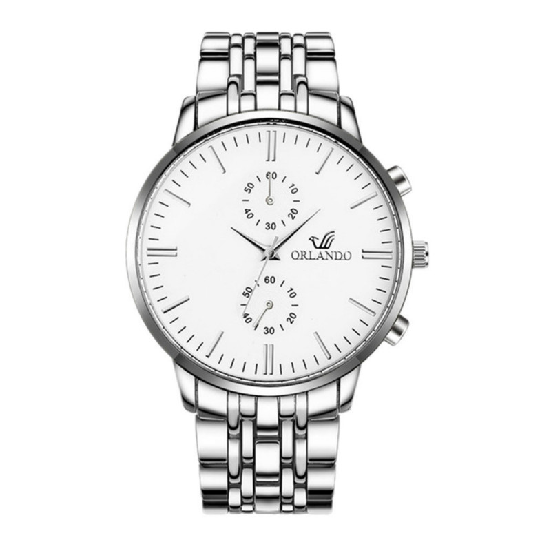 Fashion watches men business steel belt watchs japan quartz watche watchs gold silver watched watch