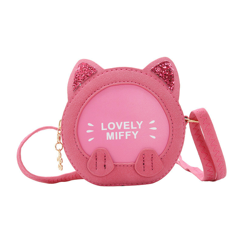 Korean Princess Fashion Cat Shoulder Messenger Bag Cute Girl Baby Chain Accessories Handbags Wallet