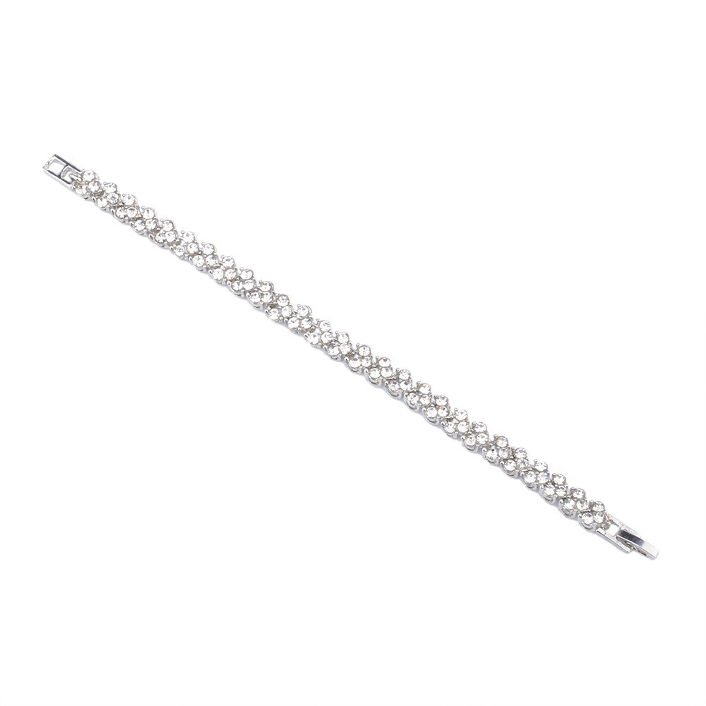 Fashion bracelets for women zircon inlay jewelry gift bracelets shiny crystal jewellery bracelets