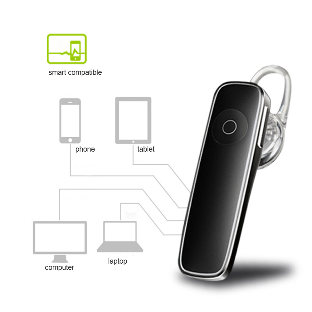 Bluetooth Earbuds Hook Sport Business Wireless Earphones Built-in Mic For Smartphone Hands Free Call