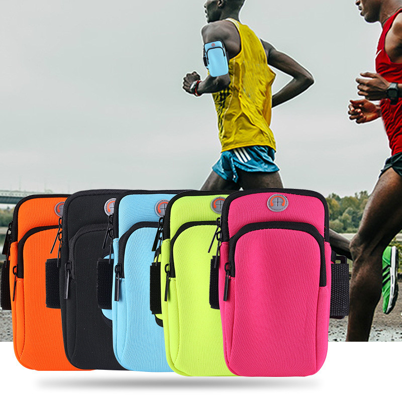 Outdoor Running mobile arm bags for men and women fitness equipment outdoor armband handbag wrist